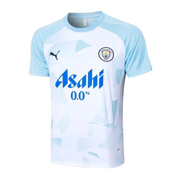 Camiseta Entrenamiento Manchester City 2024-2025 Azul Blanco